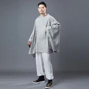 New men's cape hooded robe for men clothes 连帽斗篷上衣袍男
