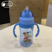 迪士尼 WD-4120 米奇 带刻度 儿童双耳吸管水瓶防漏防呛手柄水杯