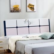 床1挡板烤漆 简约现代白色靠背版 D米人头.5米1.8米2双经济型板