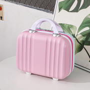 韩版女士手提箱子小行李箱14寸手提化妆包迷你旅行箱小包