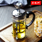 不锈钢玻璃法压壶手冲咖啡壶法式咖啡壶细密滤网冲茶器玻璃茶壶