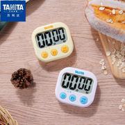日本TANITA百利达厨房闹钟电子计时器TD-384定时器倒计时提醒器