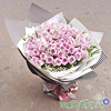 99朵紫玫瑰花束三元桥附近鲜花店，北京国贸送花亮马桥鲜花快递