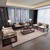 新中式沙发现代实木简约罗汉床小户型乌金木酒店样房客厅办公家具