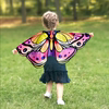 万圣节披风儿童蝴蝶精灵，天使翅膀六一舞蹈，演出蝴蝶春季运动会道具