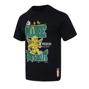 Nike/耐克 男子卡通印花运动休闲圆领短袖T恤 FD1323-010-100