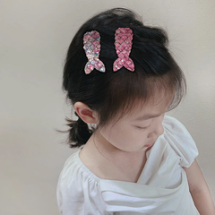 韩版儿童发夹可爱亮片美人鱼bb夹小女孩刘海夹宝宝碎发卡公主头饰
