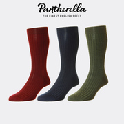Pantherella英国羊毛袜子男中筒袜透气温暖商务西装袜男5796