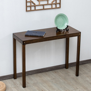 新中式实木供桌玄关桌靠墙条案玄关台佛桌简约长条窄桌家用禅意桌