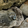 法国Necklace㊣ 手作华丽天然宝石复古氧化925纯银雕刻蛇戒指