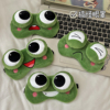 韩版卡通大眼蛙眼罩睡眠，专用搞怪可爱冰热敷缓解眼疲劳护眼镜罩女