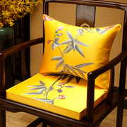 中式椅垫红木沙发垫坐垫加厚实木椅子圈椅茶椅垫座垫凳子垫子防滑