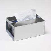 金属抽纸盒家用酒店餐厅民宿创意简约金属纸巾盒定制LOGO