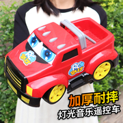 超大型电动遥控车玩具 男女孩耐摔汽车卡通儿童赛车玩具3-6岁