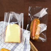 齐口白袋面包袋opp透明袋子烘焙食品包装袋中式糕点饼干点心袋子