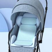 婴儿车凉席推车宝宝餐椅坐垫夏季透气通用冰垫儿童安全座椅凉席垫