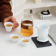 旅行茶具便携式快客杯户外旅游个人专用随身功夫茶杯泡茶壶套装