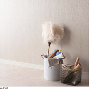 日本进口墙纸浅米色细致竖条纹墙纸肌理感壁纸客厅满铺环保墙纸