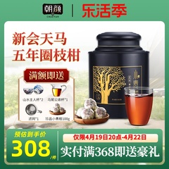 朝颜正宗新会天马小青柑陈皮普洱茶特级原料柑普茶小青桔茶叶礼盒