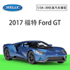 WELLY威利1：36 2017 GT跑车 仿真合金汽车模型回力车玩具