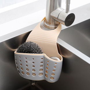 日本SP放钢丝球的沥水篮家用小号厨房用品洗菜盆漏篮塑料漏水篮