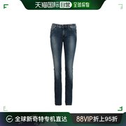香港直发moschino女士深蓝色，修身牛仔裤wq26249s2552204w
