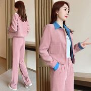 polo运动服套装，春秋季2023年洋气质减龄