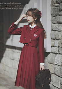 胡桃木jk锡兰红茶原创jk制服，连衣护奶裙，西装外套大小姐套装