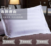 好货宾馆枕套一只装酒店旅馆客房床上用品枕套直供白色枕头套