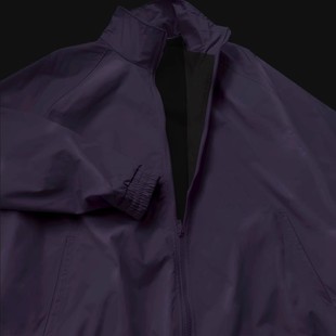 春季超好看紫色紫色夹克外套男今年流行的上衣春秋薄款深紫色风衣