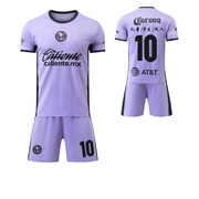 美洲狮紫色2425球衣定制印号足球训练套装速干男班级比赛队服