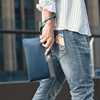 男士手包大容量手拿包韩版帆布包休闲男包手腕包手机包长款腋下包