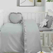婴儿床上用品纯棉宝宝床围床单，被套件夏季新生儿床围帏防撞