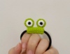 成品手工编织发圈 可爱韩版小青蛙发绳 毛线编织儿童成人发带