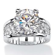 欧美跨境饰品wish时尚，创意锆石宝石，戒指结婚周年礼物指环女