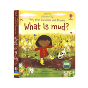 Usborne问与答系列立体翻翻书泥土是什么 Lift-the-flap Very First Questions and Answers What is mud 英文原版儿童科普纸板书