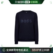 香港直邮HUGO BOSS 男士海军蓝色棉质圆领卫衣 STADLER77-5046261