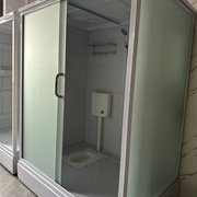 整体淋浴房集成卫浴室玻璃一体式卫生间装修洗澡沐浴房带蹲坑
