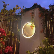蘑菇小匠庭院专用网红月亮壁灯现代简约户外防水墙面装饰月牙灯具