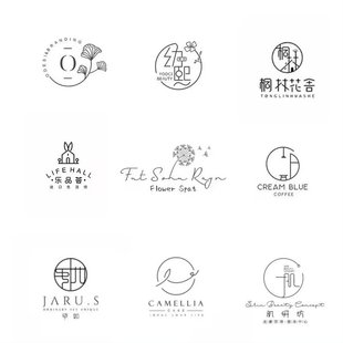 logo设计原创商标品牌，标志公司企业字体店名，水印定制头像