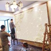墙纸电视立体简单大方墙布，5d高档豪华客厅3d壁纸，欧式装饰背景壁画