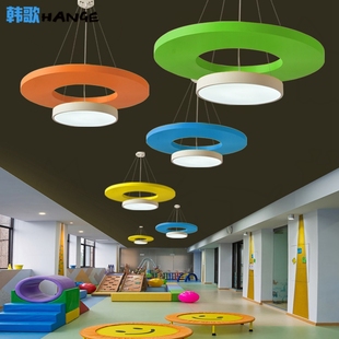 卡通儿童房灯园型幼儿园吊灯个性，创意教室儿童乐园造型定制灯具