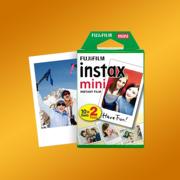 fujifilm立拍立得instax mini7s/7c/25/11/9/90白边相纸胶卷