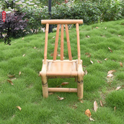 竹椅子靠背椅竹制家具成人餐椅家用竹凳子中式复古休闲手工小椅子