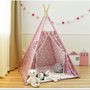 北欧印第安儿童帐篷室内游戏屋宝宝玩具屋男女孩公主房小孩读书角