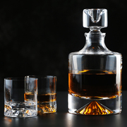 nude土耳其进口水晶玻璃威士忌酒杯酒瓶创意酒樽套装家用洋酒器具