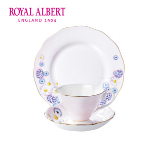 Royal Albert皇家阿尔伯特美食家骨瓷咖啡杯碟三件套礼盒英式茶杯