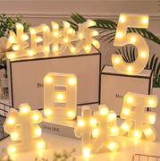 LED生日快乐数字发光灯儿童周岁求婚后备箱装饰灯浪漫布置造型灯