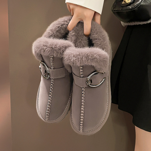 雪地靴女款2024冬季加绒加厚外穿毛绒，短靴防水防滑保暖棉鞋子