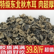 秋木耳500g东北特产，干货非野生椴木，黑木耳肉厚无根泡发率高500g